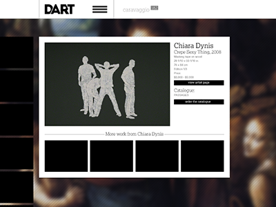 DART - artist info modalbox dart grid modal modal box ui