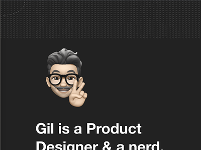 Gilbertolenzi.com - portfolio redesign porfolio product design product design portfolio