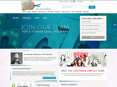 notonthehighstreet.com – work with us career ecommerce marketing notonthehighstreet ui work with us