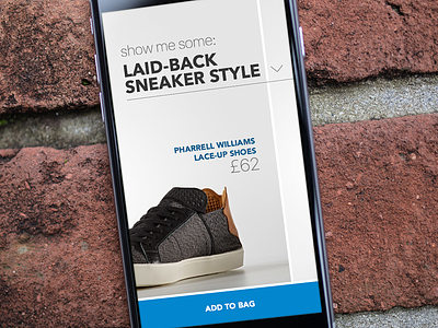 4 / Shoes retail app - browsing by style