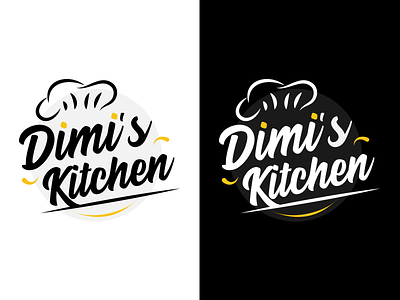 Logo for Dimi's Kitchen branding design illustration logo vector