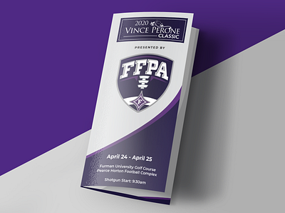Furman University FFPA Brochure branding design graphic design print design