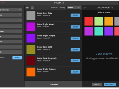 Color Palette Building Tool by Carolyn Gawkowski on Dribbble