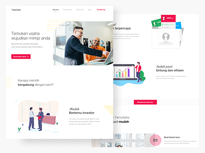 TemuSaha Landing page