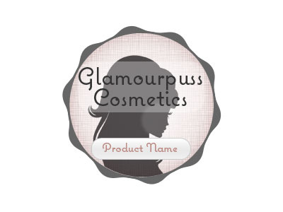 Glamourpuss Cosmetics Labels