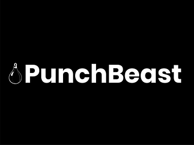 PunchBeast Logo (Black and White)