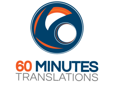 60 Minutes Translations New Logo adobe illustrator branding design graphic design icon icon design logo logo design logo design concept photoshop typography vector