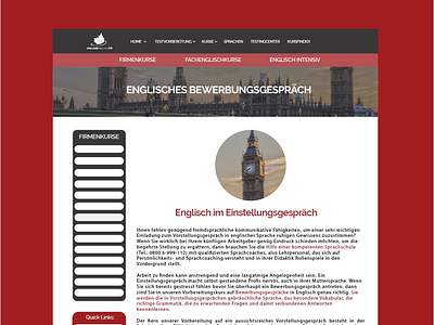 Online English 24 web mockup courses english german germany ui user interface ux web mockup