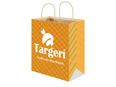 Targeri Vodka, shopping bag illustrator logo marketing design photoshop shopping bag