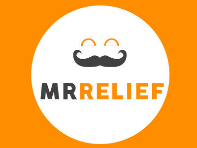 Mr. Relief App design logo