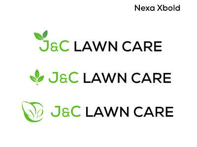 J&C Lawn Care (proposals) adobe illustrator branding design graphic design icon logo logo design logo design concept typography