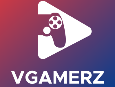 Vgamerz Logo (White on Color)