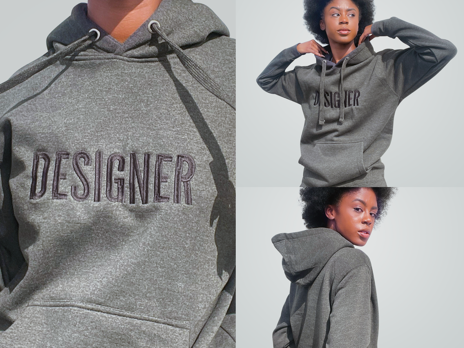 Grey deals designer hoodie