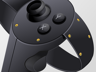 Oculus Touch Icon controller icon illustration illustrations oculus oculus touch touch virtual reality vr