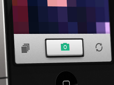 Shot app apps button camera detail interface iphone tease teaser