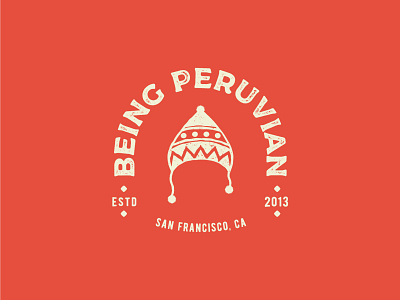Being Peruvian branding design illustration illustrator logo typography vector