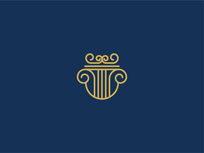 Logo mark for a law firm design icon illustrator logo