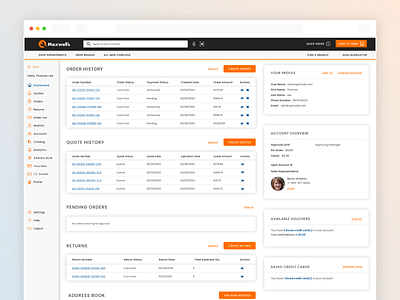 Webstore Dashboard