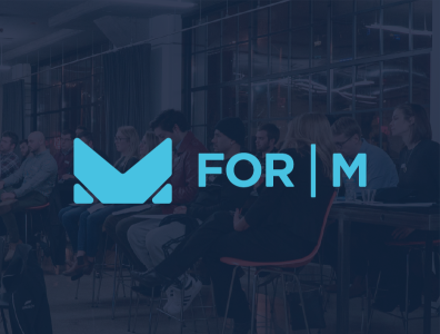 For | M logo branding design graphic design logo