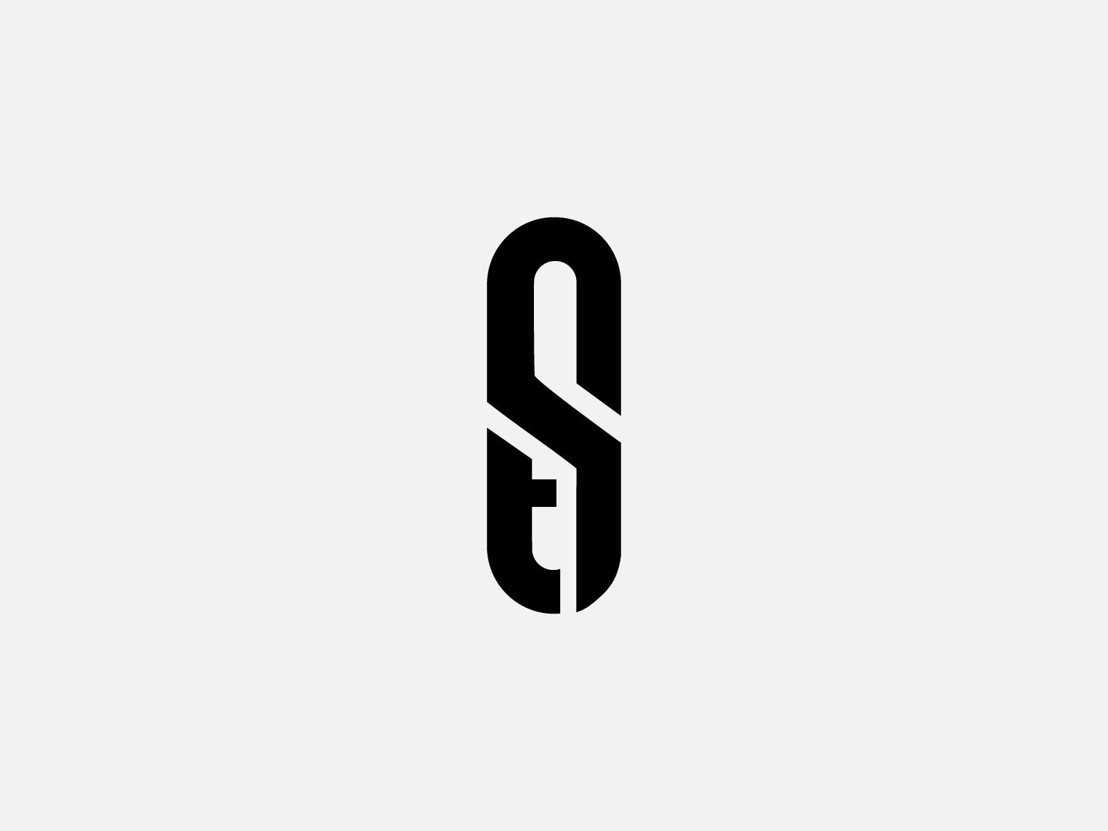 ST monogram by Khadija Creativity on Dribbble