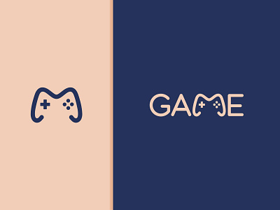 Game branding clever concept design flat fonts game graphic design graphics illustration joystick logo logodesign symbol unique vector wordmark