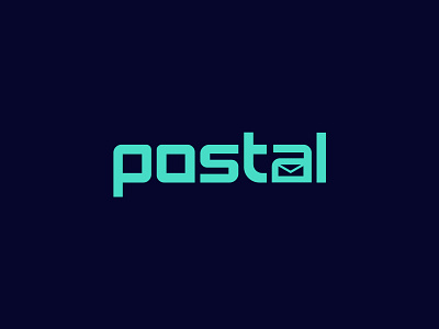 Postal 3d branding creative design elegent envelop fresh graphic design illustration logo logo design negativespace postal symbol typography ui ux vector white space wordmark