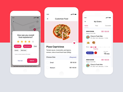 Pizza App Design