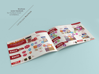 Brochure | Crew's Handout beverages brochure fb handout landscape price promotion