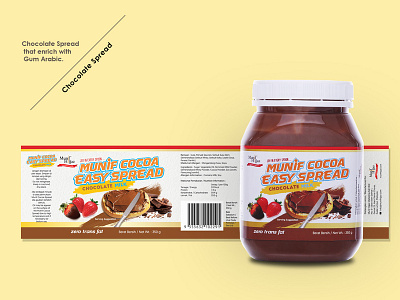 Packaging | Chocolate Spread bread chocolate chocolate milk food app packaging