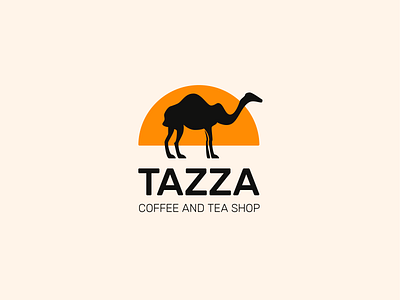 Tazza Coffe and Tea Shop branding camel coffee shop dailylogochallenge desert design graphic design logo logodesign logodesigner logoinspiration tea shop