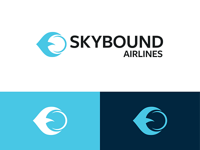 Skybound Airlines airline logo airlines airplane branding dailylogochallenge design graphic design logo logodesign logodesigner logoinspiration logotype sky skybound