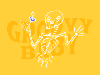 a thanksgiving mood animation beale font doodle hoodfonts illustration skeleton