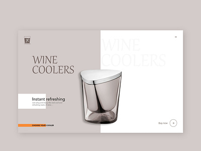 JC Wine Coolers branding design flat icon logo minimal ui ux