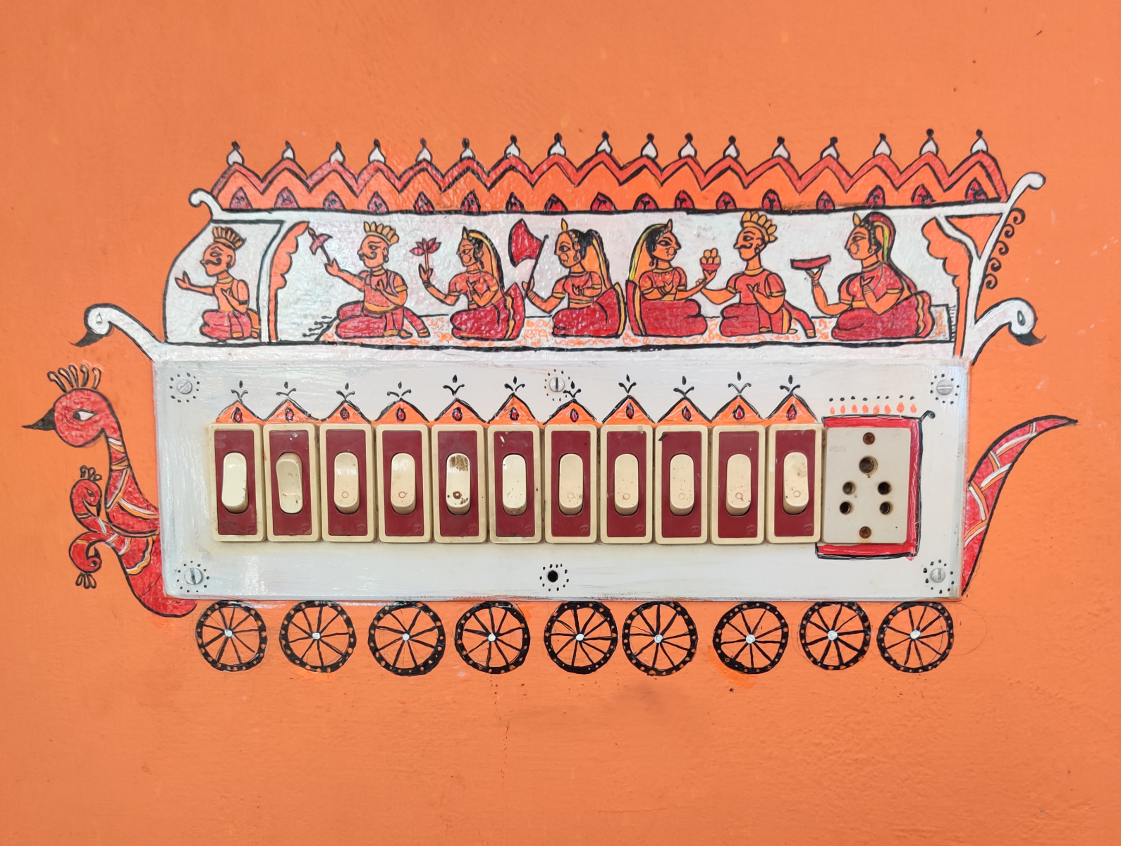 Switchboard Phad Painting by Priyanka Narasimhalu on Dribbble