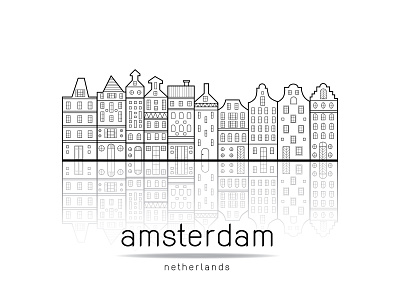 Amsterdam city illustration design amsterdam artwork city concept design doodle graphic design illustration netherlands travel