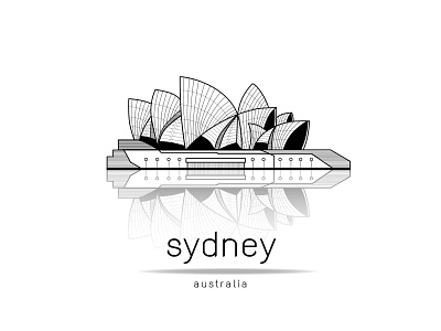 Sydney opera house illustration design artwork australia city design doodle flat graphic design illustration minimal sydney sydney opera house travel