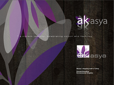 akasya mall concept branding and environmental graphics