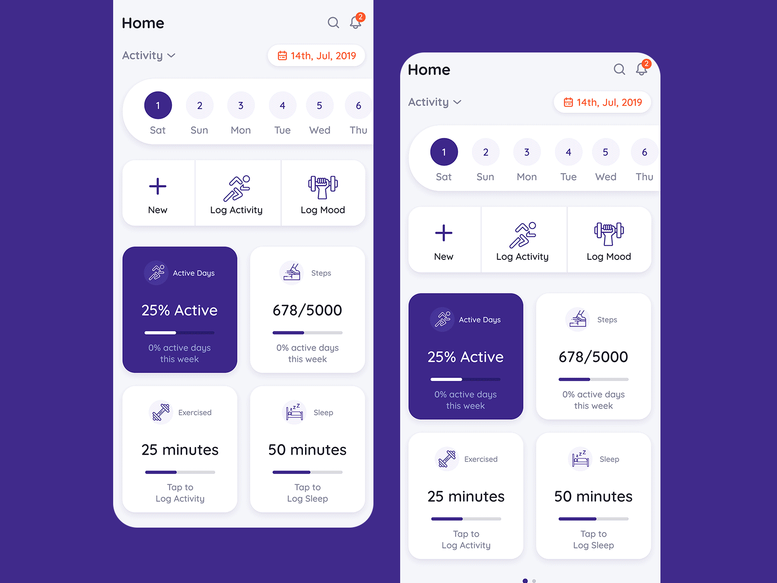 Fitness App Concept