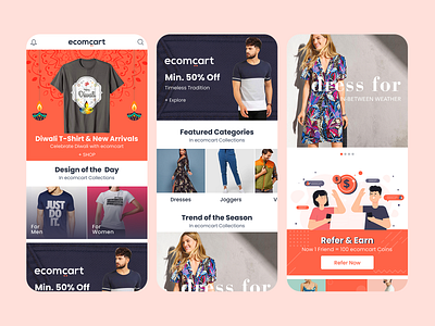 E-Ccommerce App Concepts