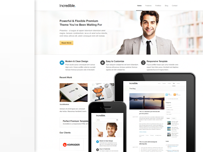 Incredible - Premium Responsive Drupal Theme