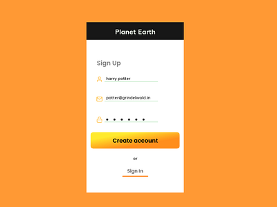 Sign Up Page branding india onboarding sign in signup ui ux