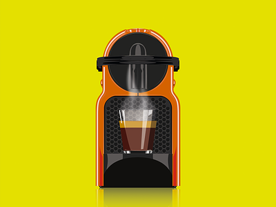 Nespresso coffee machine cappuccino coffee design espresso illustration vector дизайн иллюстрация кофе