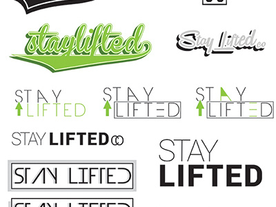 Stay Lifted Logo art branding corporate design illustrator logo photoshop typography