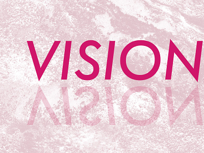 \\Vision brand color illustrator logo monogram symbol texture typography