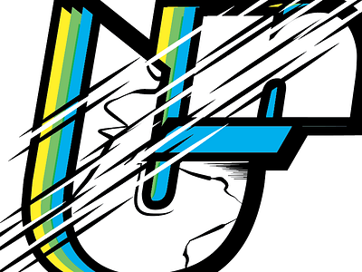UF logo brand color illustrator logo monogram symbol texture typography