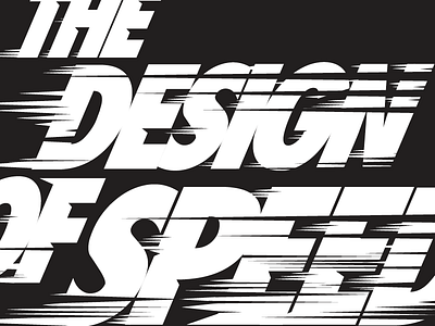 THE DESIGN OF SPEED brand color illustrator logo monogram symbol texture typography