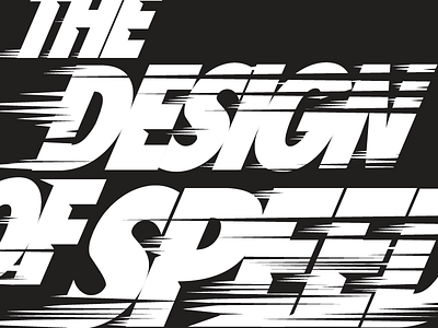 THE DESIGN OF SPEED