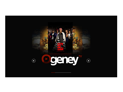 UI for Ogeney TV branding design designs illustration ui ux