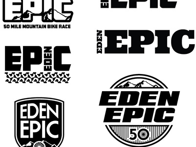 Eden Epic race logo bike eden epic mountain race utah