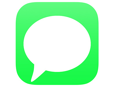 Apple Messages Icon Concept apple flat design green icon ios7 iphone messages messages app messages icon